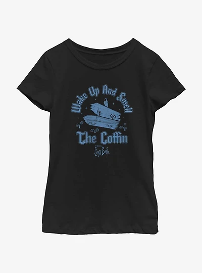 Corpse Bride Wake Up And Smell The Coffin Youth Girls T-Shirt