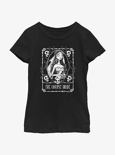 Corpse Bride Emily Tarot Youth Girls T-Shirt