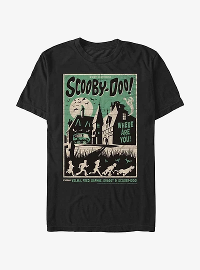 Scooby-Doo Now Showing Spooky Poster T-Shirt