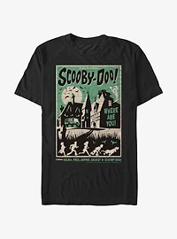 Scooby-Doo Now Showing Spooky Poster T-Shirt