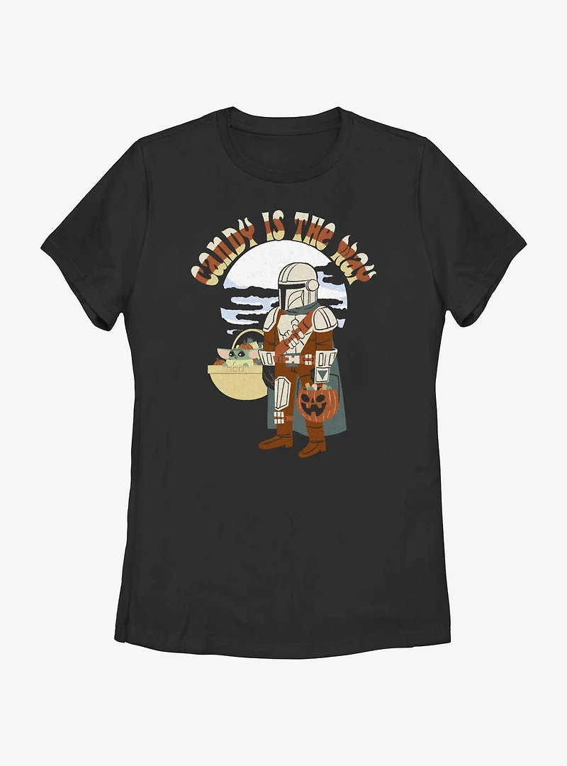 Star Wars The Mandalorian Candy Is Way Womens T-Shirt