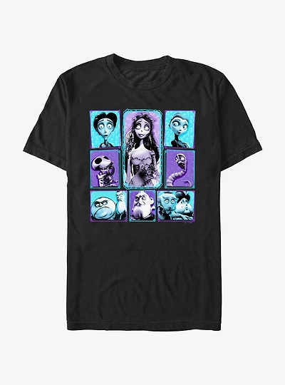Corpse Bride Character Grid T-Shirt