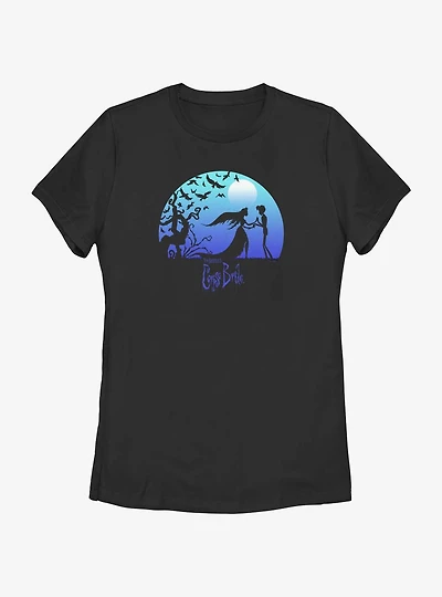 Corpse Bride Blue Haunt Womens T-Shirt