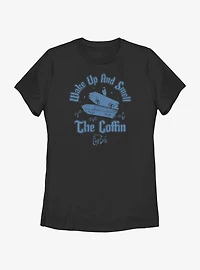 Corpse Bride Wake Up And Smell The Coffin Womens T-Shirt