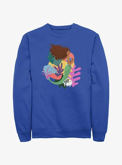 Disney The Little Mermaid Ariel With Flounder Sweatshirt