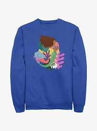 Disney The Little Mermaid Ariel With Flounder Sweatshirt