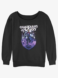 Marvel Guardians Of The Galaxy Star Lord Girls Slouchy Sweatshirt