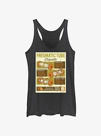Marvel Loki Pneumatic Tube Infographic Poster Girls Tank