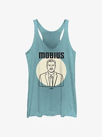 Marvel Loki Line Drawing Mobius Portrait Girls Tank