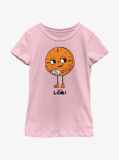 Marvel Loki Mischievous Miss Minutes Youth Girls T-Shirt