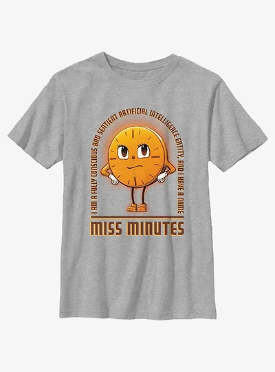 Marvel Loki Sentient AI Miss Minutes Youth T-Shirt
