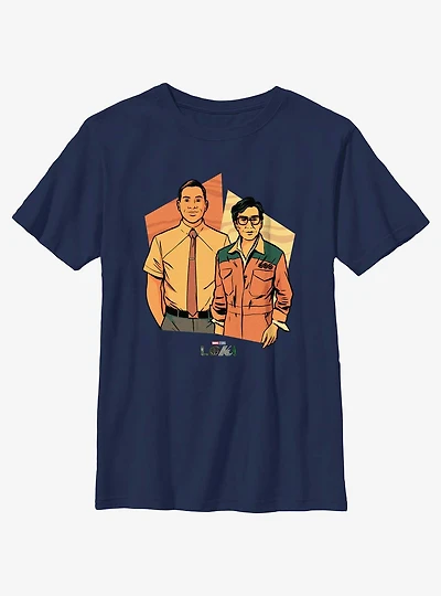 Marvel Loki Casey and TVA Archivist Youth T-Shirt