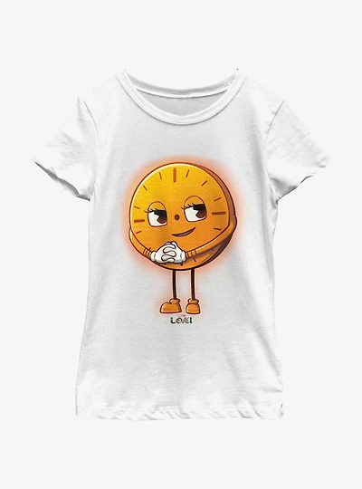 Marvel Loki Smile Miss Minutes Youth Girls T-Shirt