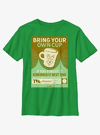 Marvel Loki Bring Your Own Cup Poster Youth T-Shirt