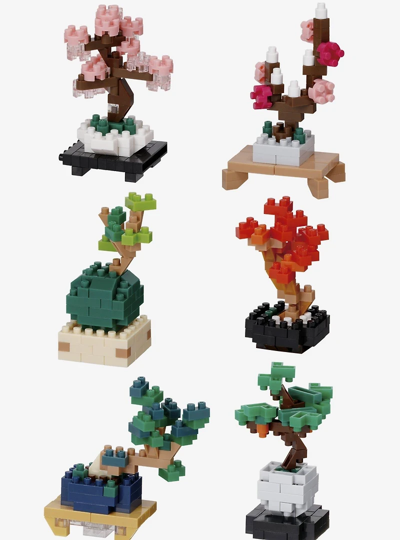 Nanoblock Mini Nano Bonsai Blind Box Build Set