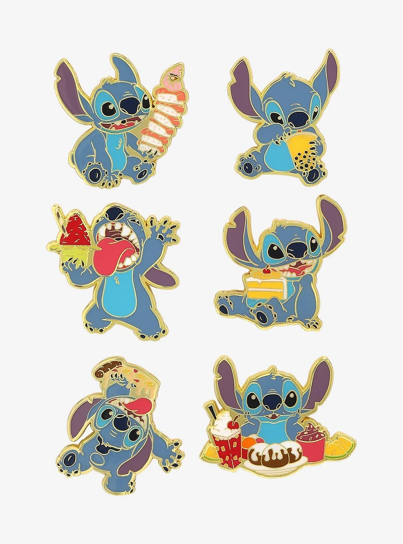 Loungefly Disney Lilo & Stitch Snacks Blind Box Enamel Pin - BoxLunch Exclusive