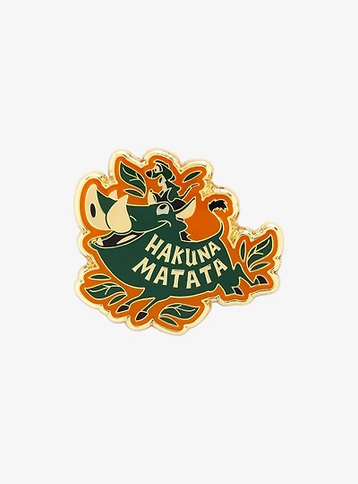 Loungefly Disney The Lion King Hakuna Matata Enamel Pin - BoxLunch Exclusive