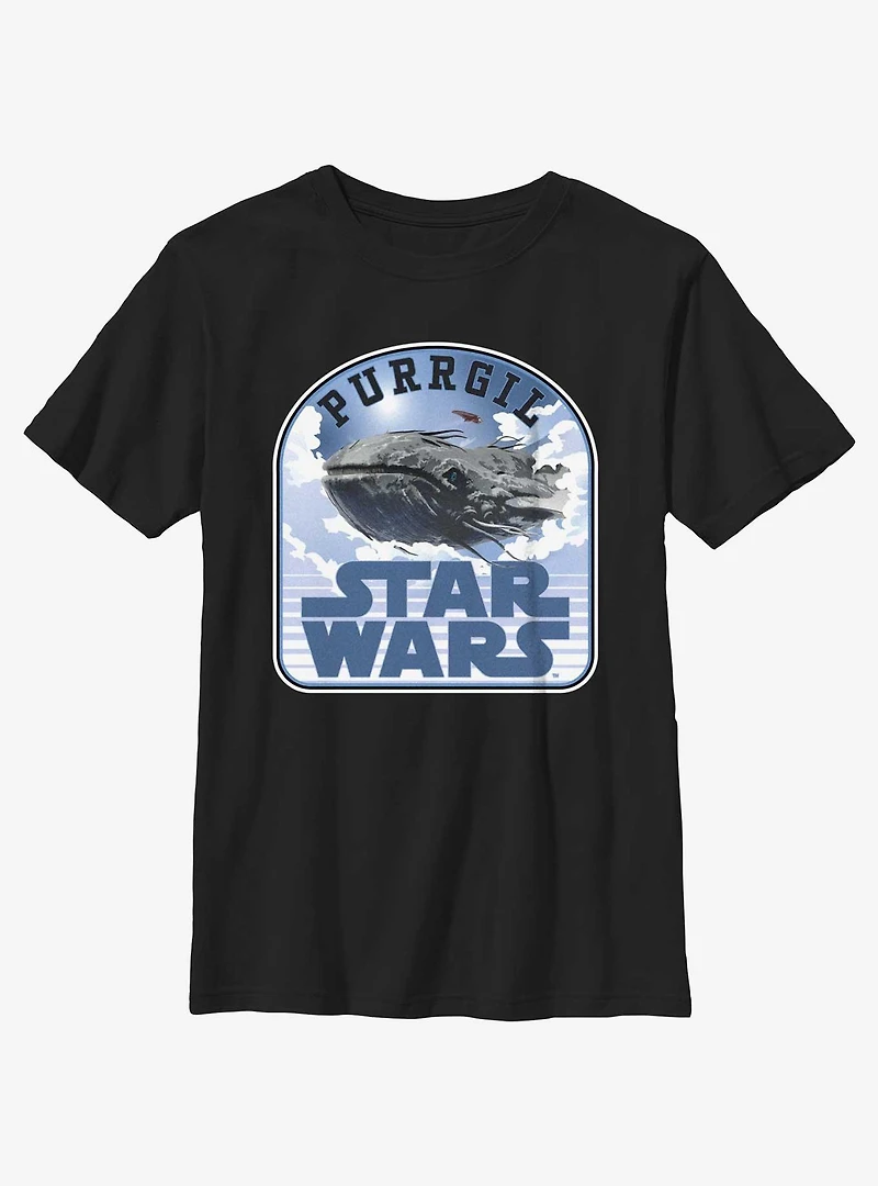 Star Wars Ahsoka Purrgil Youth T-Shirt