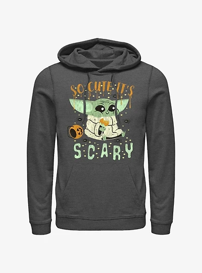 Star Wars The Mandalorian Grogu So Cute Scary Hoodie