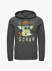 Star Wars The Mandalorian Grogu So Cute Scary Hoodie