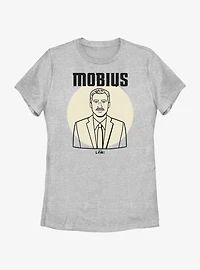 Marvel Loki Line Drawing Mobius Portrait Womens T-Shirt