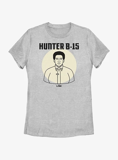 Marvel Loki Line Drawing Hunter B-15 Portrait Womens T-Shirt