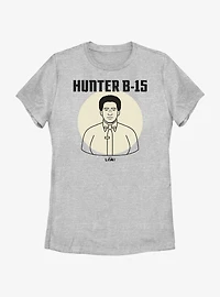 Marvel Loki Line Drawing Hunter B-15 Portrait Womens T-Shirt