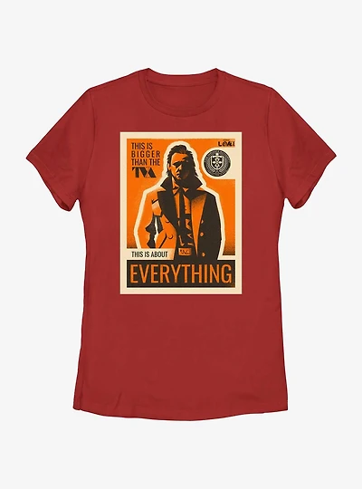Marvel Loki This Is About Everything Poster Womens T-Shirt