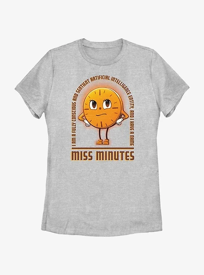 Marvel Loki Sentient AI Miss Minutes Womens T-Shirt