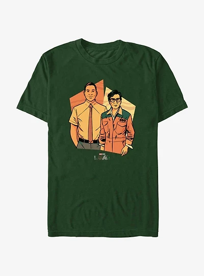 Marvel Loki Casey and TVA Archivist T-Shirt