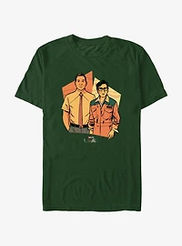 Marvel Loki Casey and TVA Archivist T-Shirt