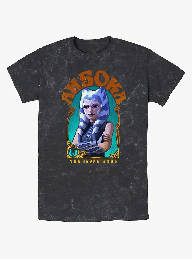 Star Wars The Clone Wars Ahsoka Nouveau Mineral Wash T-Shirt