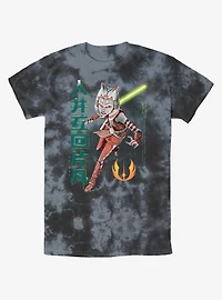 Star Wars The Clone Wars Ahsoka Meta Tie-Dye T-Shirt