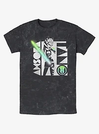 Star Wars: Clone Wars Ahsoka Light Saber Mineral Wash T-Shirt