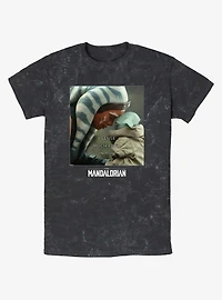 Star Wars The Mandalorian Ahsoka Tano Sense Fear The Child Mineral Wash T-Shirt