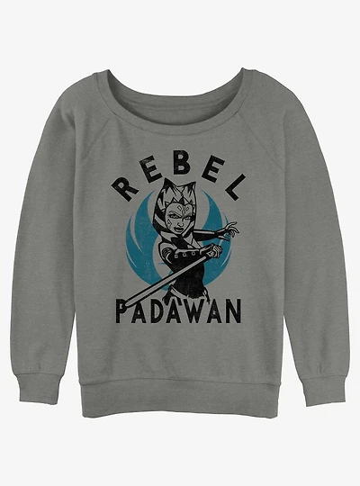 Star Wars The Clone Wars Rebel Padawan Girls Slouchy Sweatshirt
