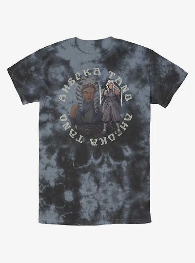 Star Wars The Mandalorian Ahsoka Tano Tie-Dye T-Shirt