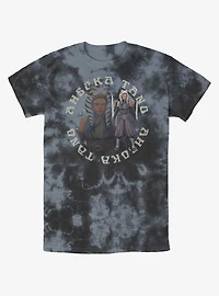 Star Wars The Mandalorian Ahsoka Tano Tie-Dye T-Shirt
