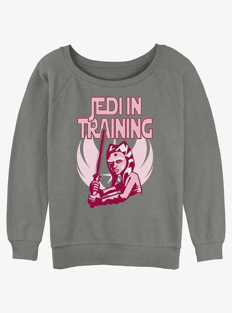 Star Wars The Clone Wars Jedi In Training Girls Slouchy Sweatshirt
