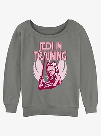 Star Wars The Clone Wars Jedi In Training Girls Slouchy Sweatshirt