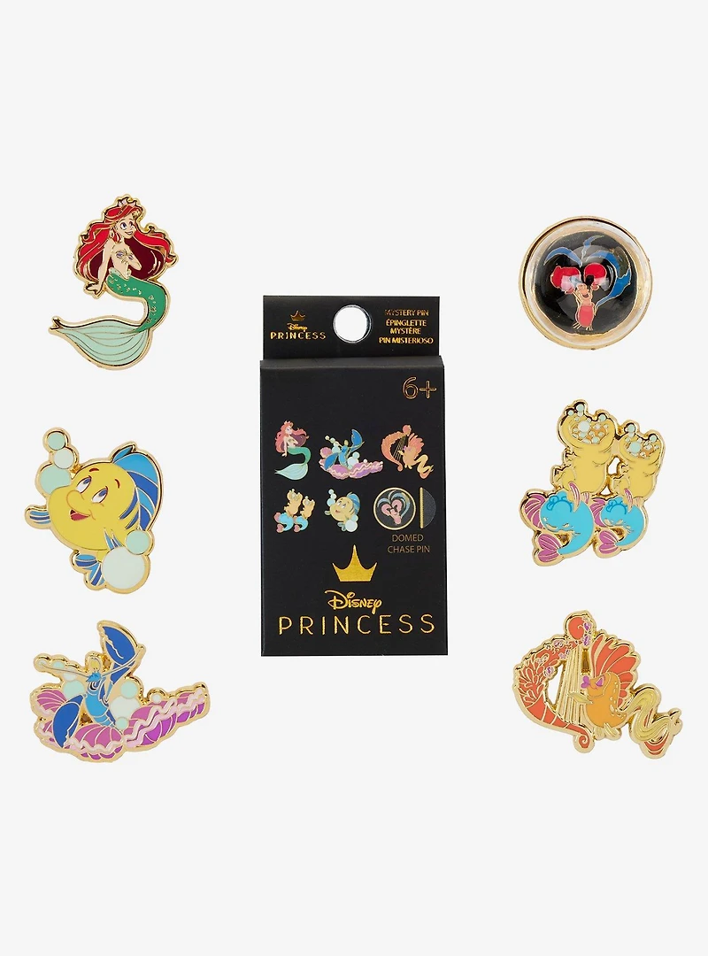Loungefly Disney The Little Mermaid Characters Blind Box Enamel Pin