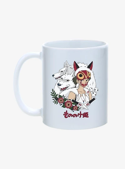 Studio Ghibli Princess Mononoke Wolf Princess 11 oz Mug
