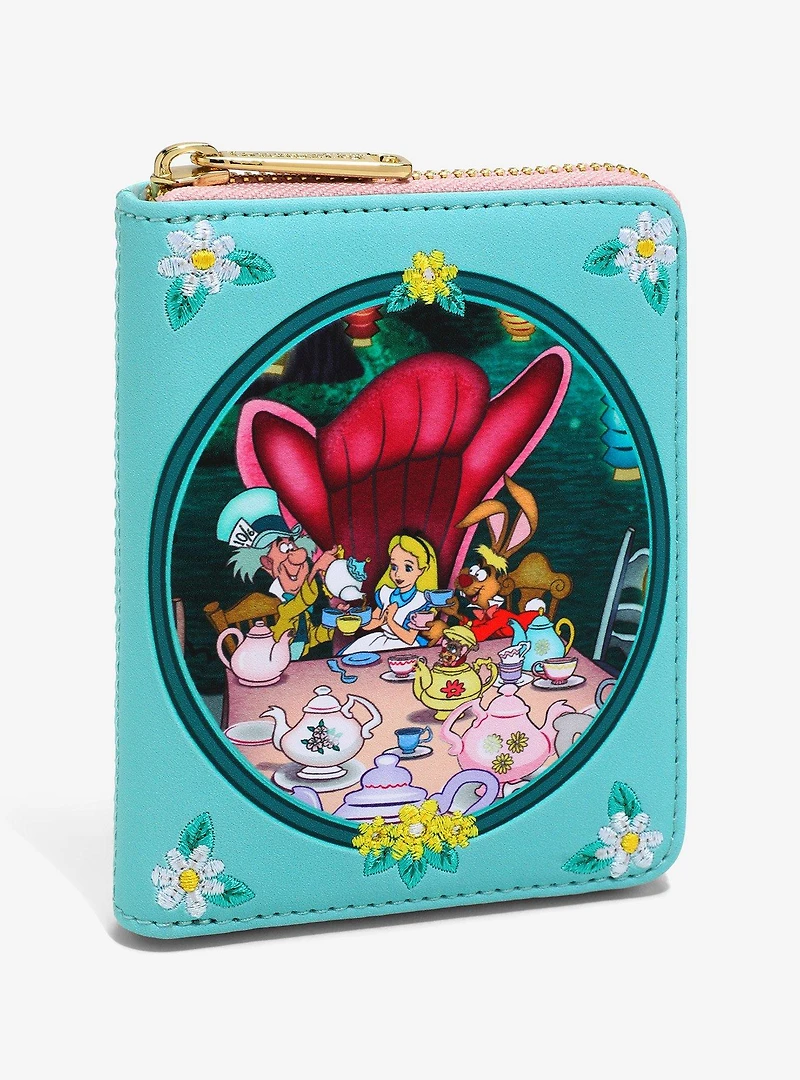 Loungefly Disney Alice in Wonderland Mad Hatter and March Hare Tea Party Wallet — BoxLunch Exclusive