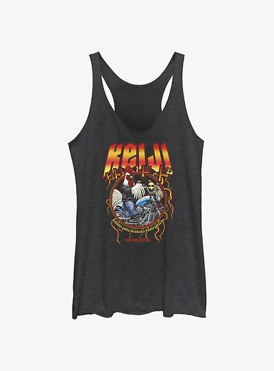 Rooster Fighter Metal Keiji Womens Tank Top