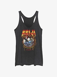 Rooster Fighter Metal Keiji Womens Tank Top