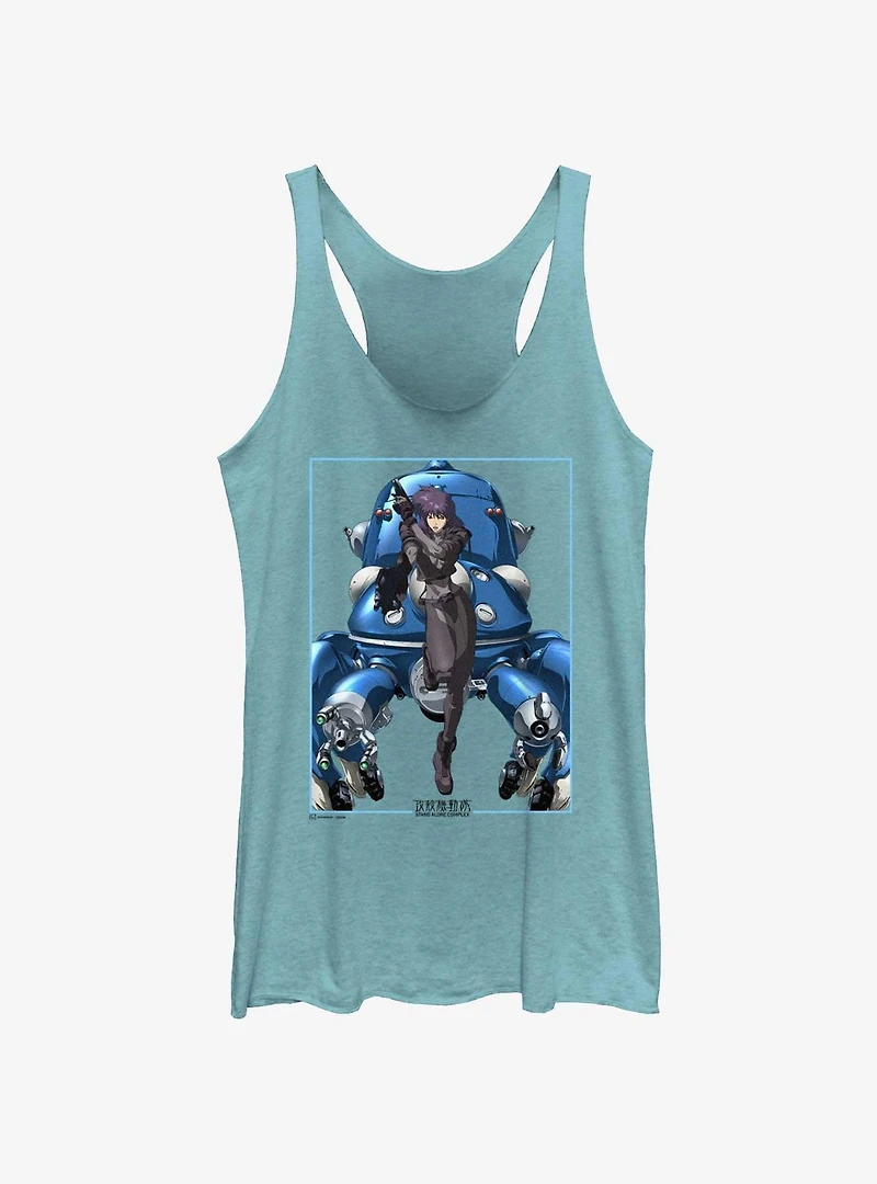 Ghost the Shell Motoko Guns Tachikoma Poster Womens Tank Top