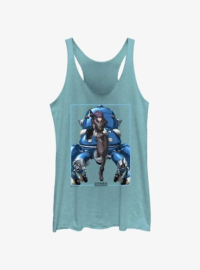 Ghost the Shell Motoko Guns Tachikoma Poster Womens Tank Top