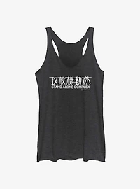 Ghost the Shell Stand Alone Complex Logo Womens Tank Top