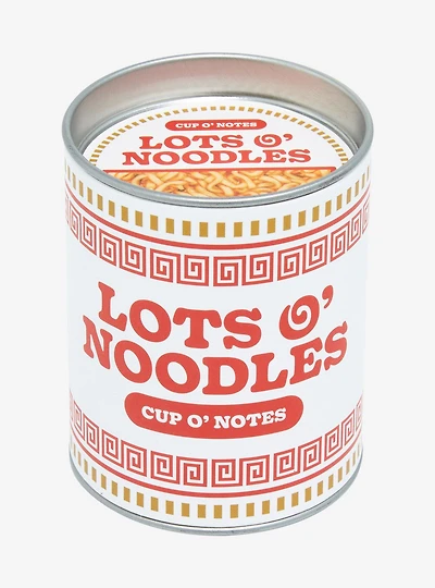 Fred Roll o’ Notes Lots o’ Noodles Cup o’ Notes Sticky Note Roll