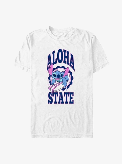 Disney Lilo & Stitch Aloha State Stitch Surf T-Shirt